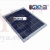 OkaeYa 20W 12V Solar Panel Kit: 20 Watt Poly crystalline Solar Panel & Battery Clips & 3A Charge Controller